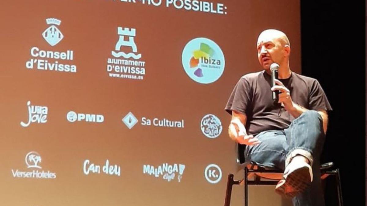 Dídac Alcaraz, durant la seua intervenció al festival. | PAU MORATA