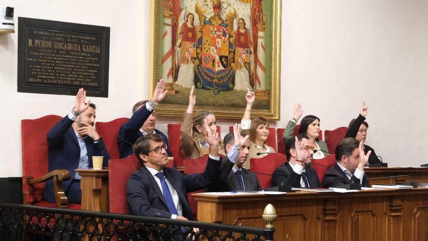 El PP vota con la oposición a favor de la candidatura de Elche a Capital Verde Europea y Vox se abstiene