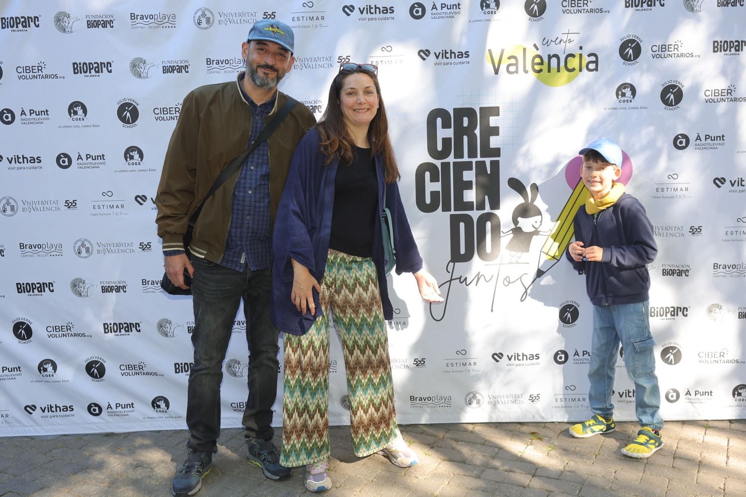 'Creciendo Juntos' en Bioparc València: photocall de todos los asistentes