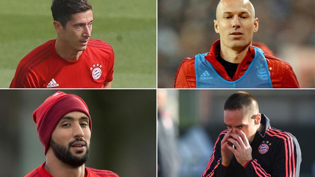 Lewandowski, Robben, Benatia y Ribéry pueden dejar el Bayern el próximo verano