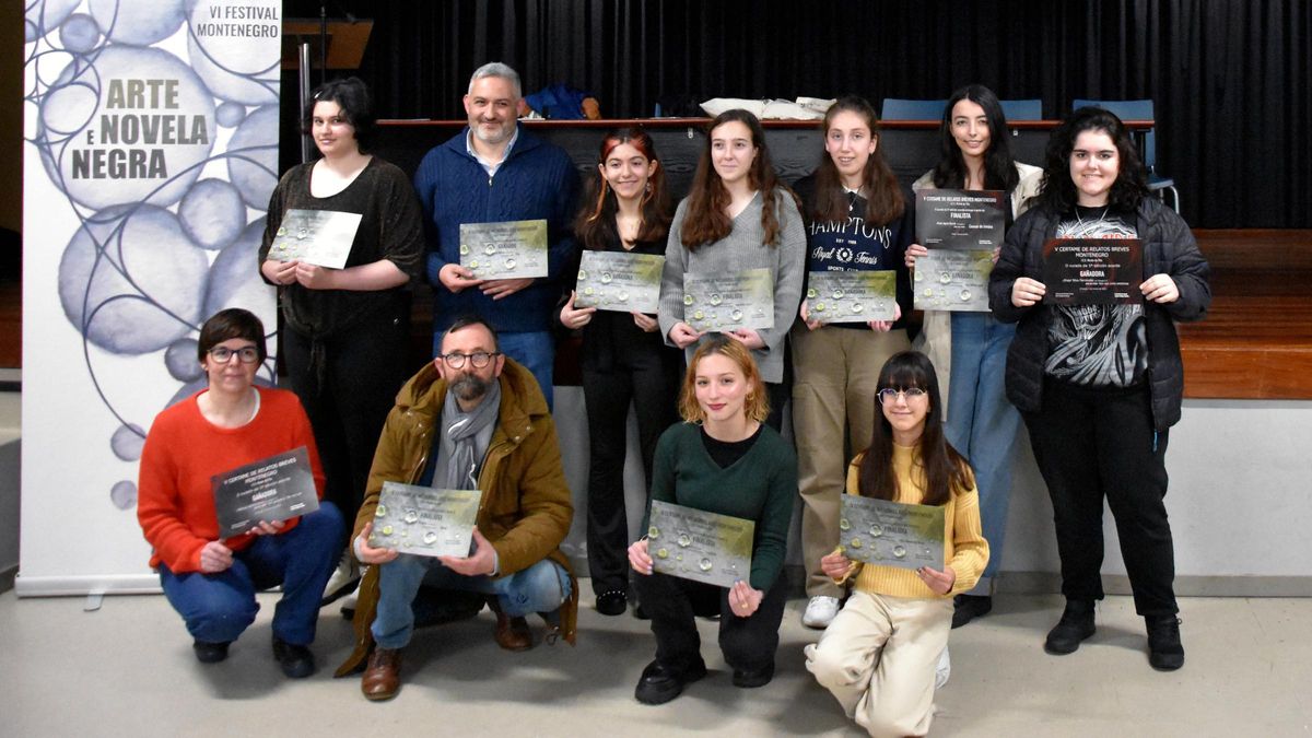 Entrega de premios del Festival Montenegro de Arte e Literatura.