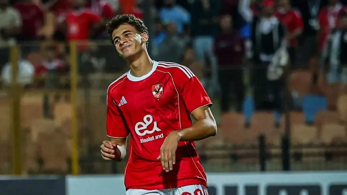 Hamza Abdelkarim, con el Al-Ahly