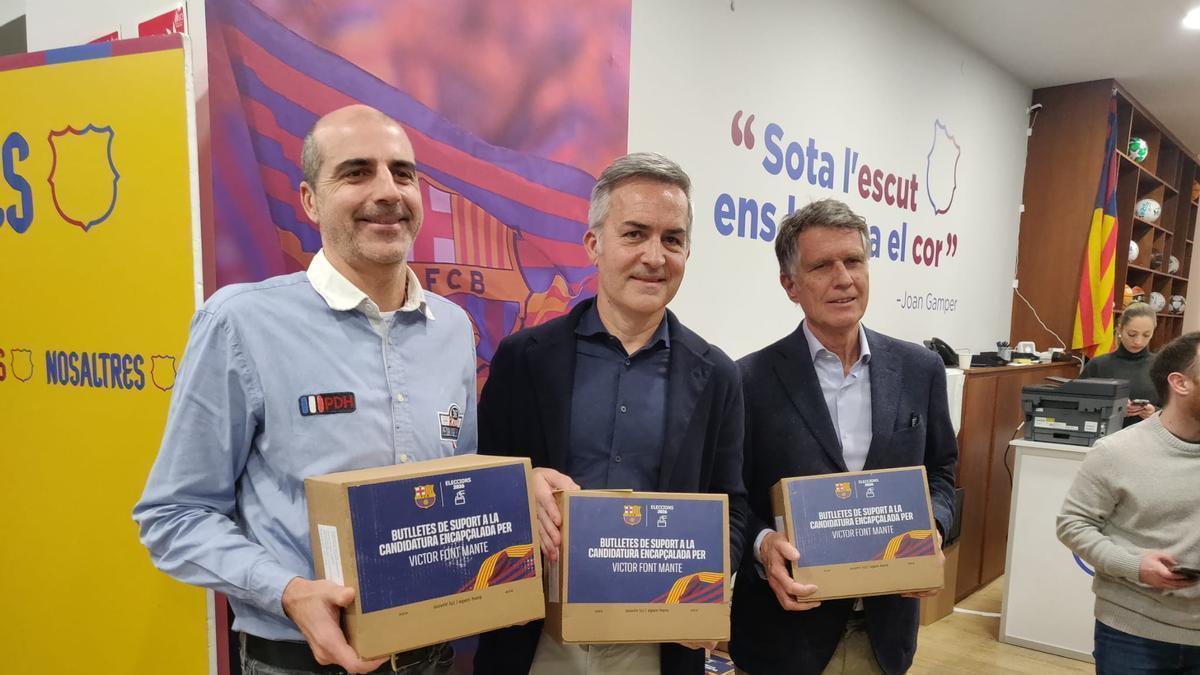 Víctor Font abre la puerta a una candidatura unitaria contra Laporta: "El 15 de marzo tiene que ser un plebiscito"