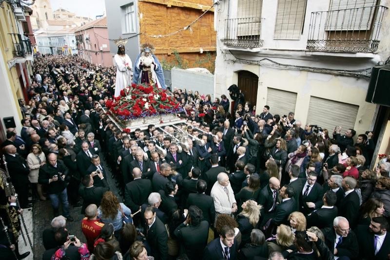 Misa del Alba y traslado del Cautivo