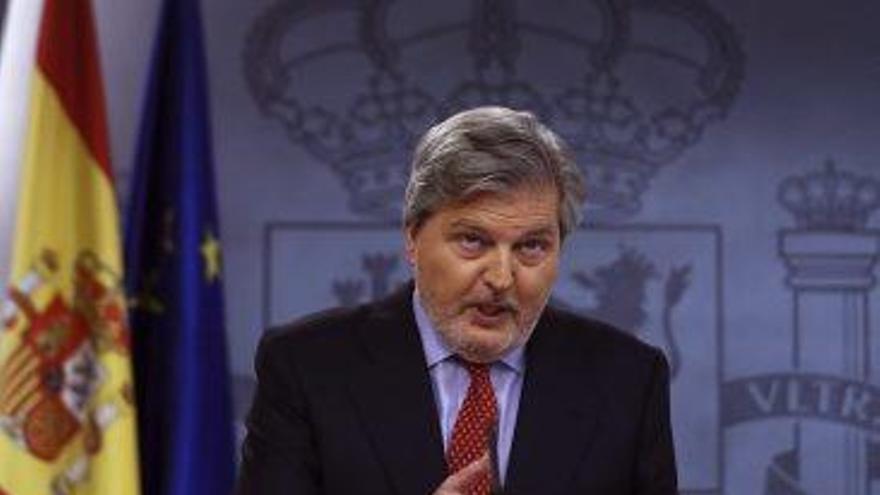 El portaveu de l&#039;executiu estatal Íñigo Méndez de Vigo