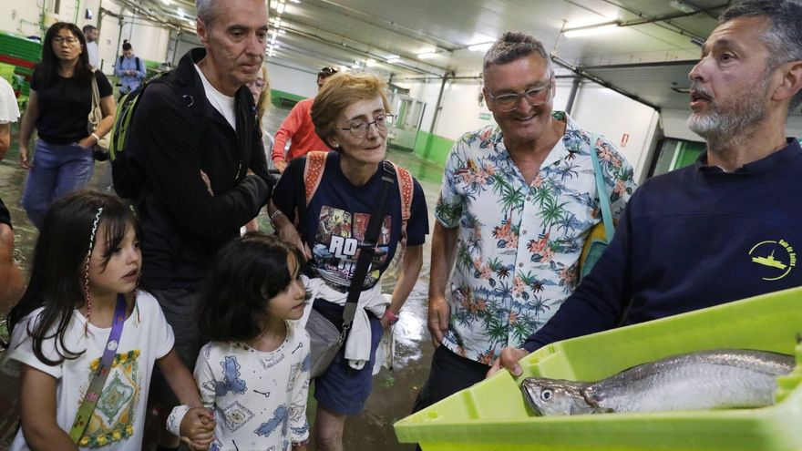 En imágenes: así fue la primera visita guiada a la rula de Avilés de la campaña veraniega