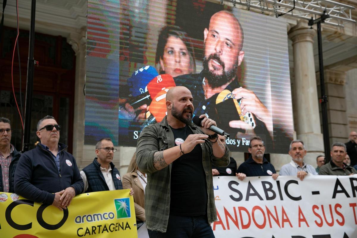 Sabic Cartagena | La protesta de SABIC, en imágenes