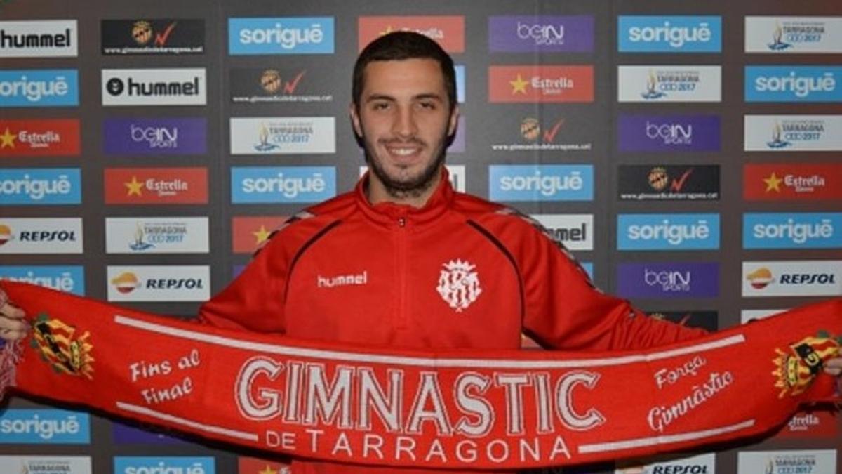 Giorgi Abujania, presentado como nuevo jugador del Nàstic