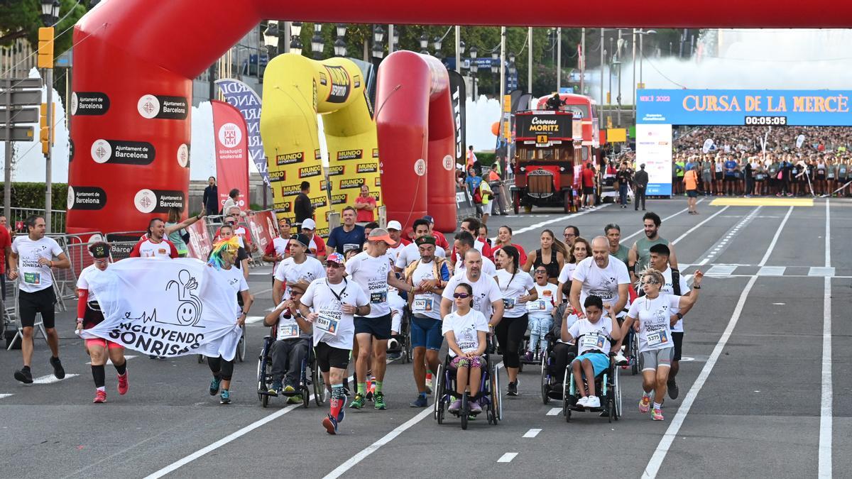 Salida de la Cursa de la Mercè 2022 