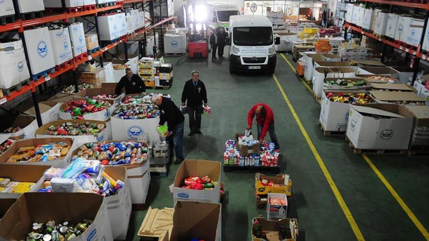 El banco de alimentos recauda 13.000 kilos