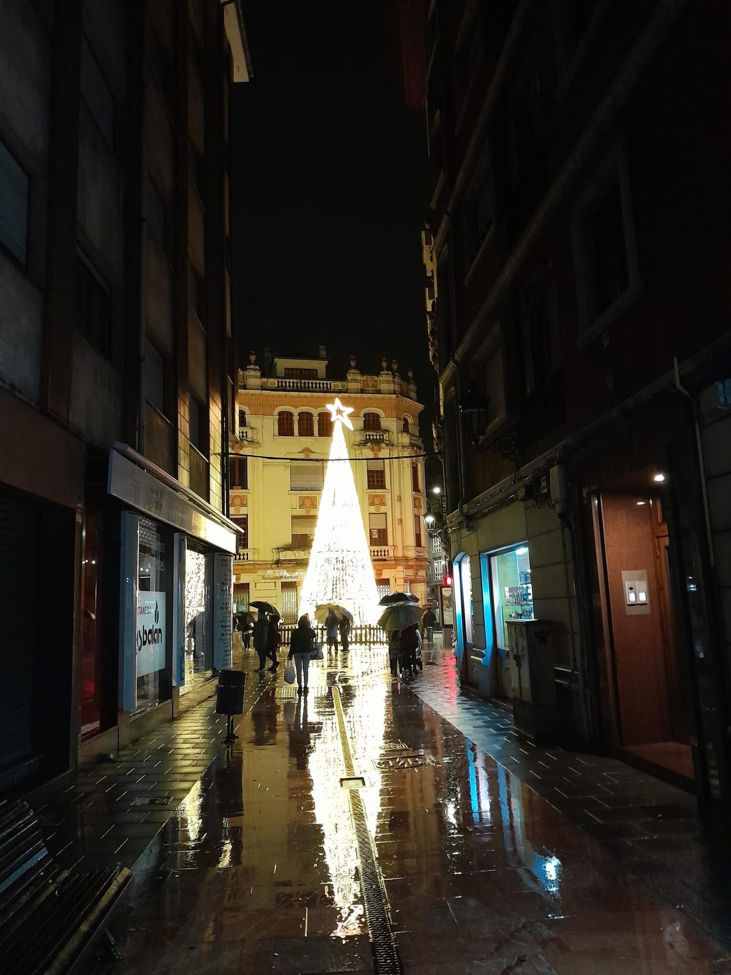 El encendido de las luces de Navidad en Langreo