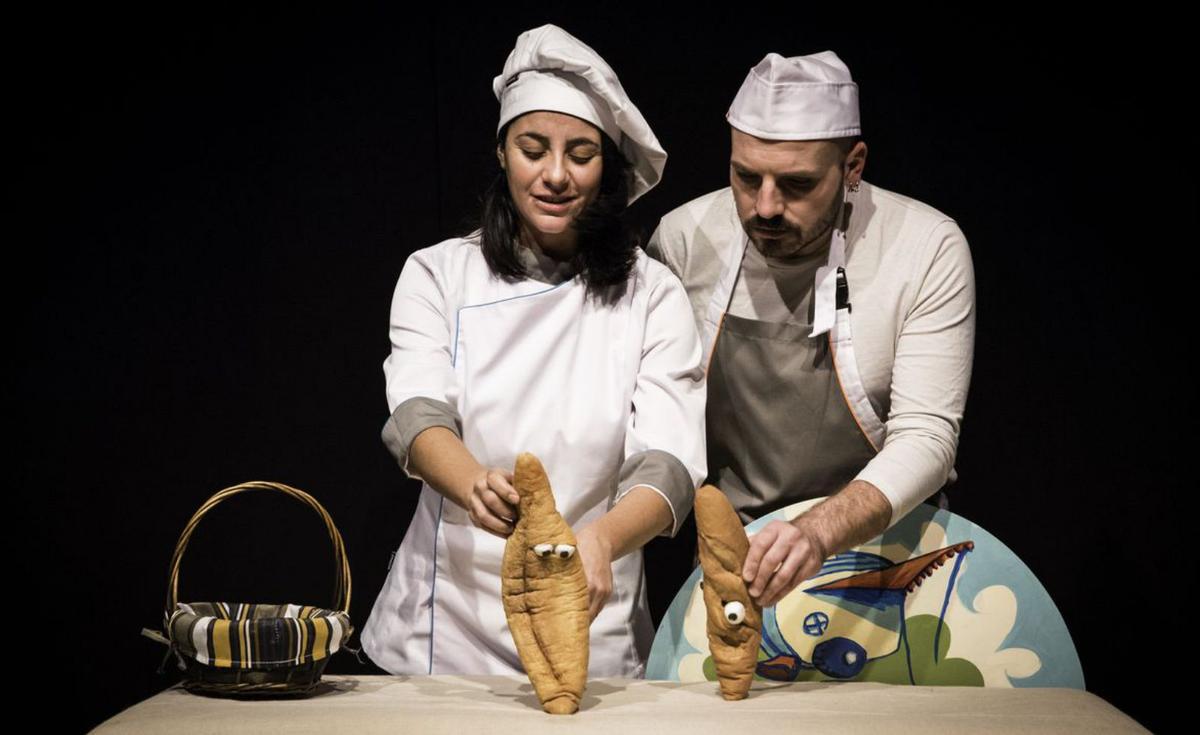 La compañía Títeres Sin Cabeza llevará a escena ‘Diminutivo’, el domingo 21 en Luceni. | SERVICIO ESPECIAL