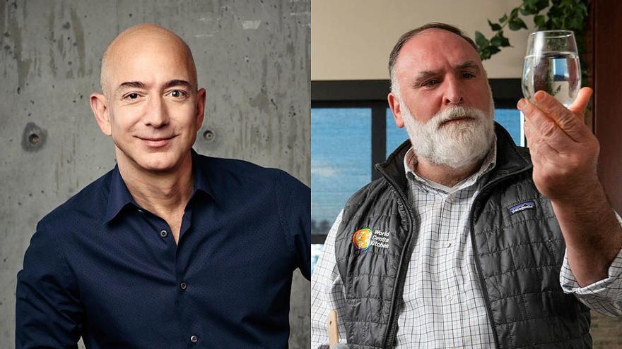 Bezos dona 100 millones de dólares a la organización benéfica del chef José Andrés