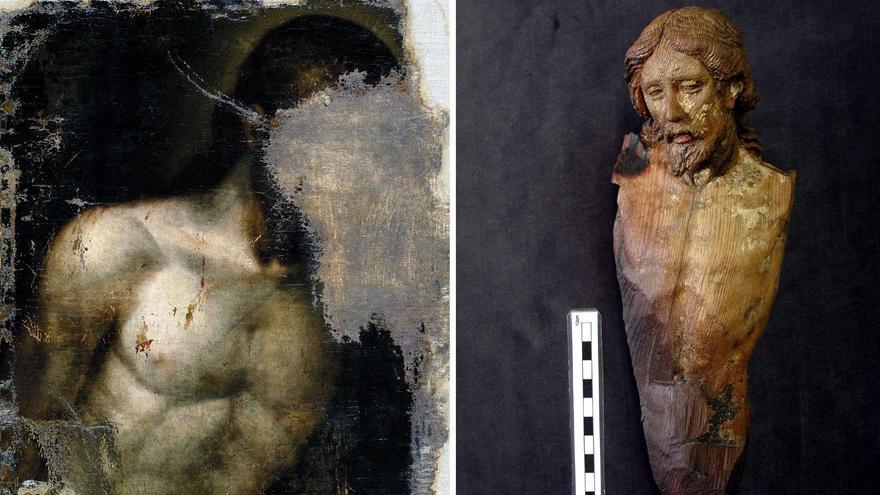 Las dos obras que se exponen en este ciclo.