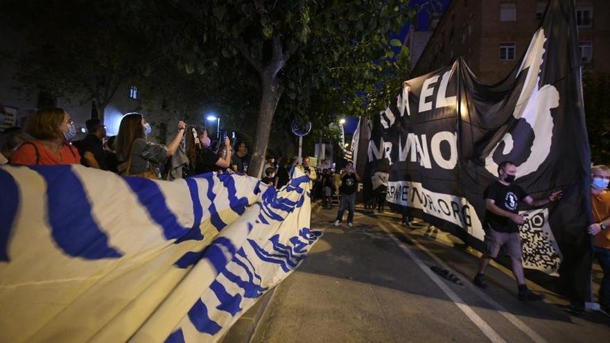 Imágenes de la marcha que salía desde el Palacio de San Esteban