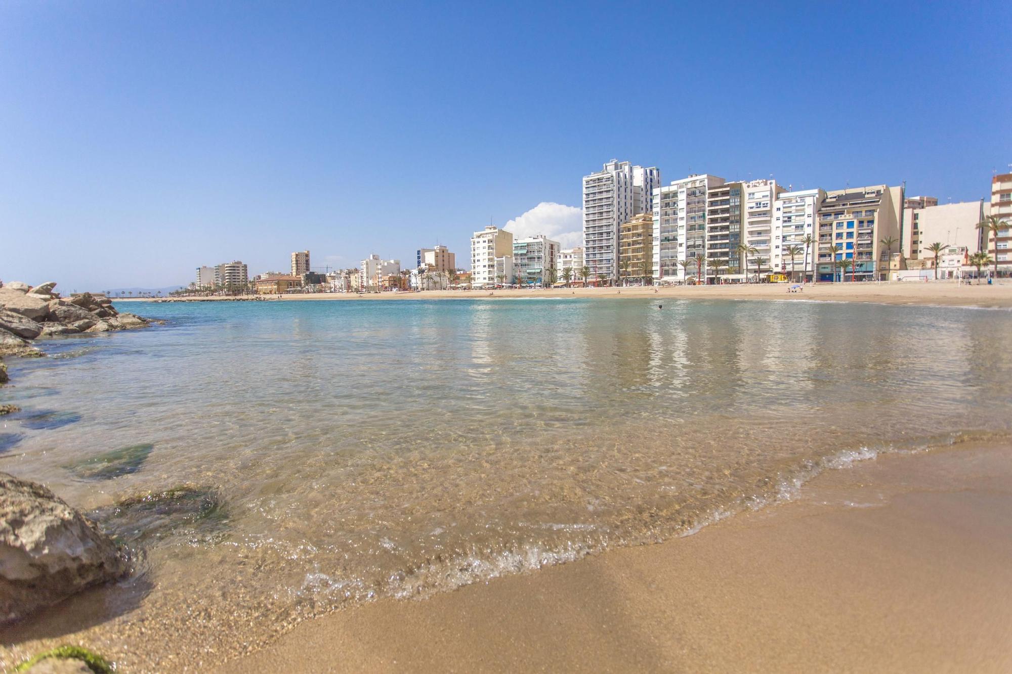 Platja del Fortí de Vinaròs.