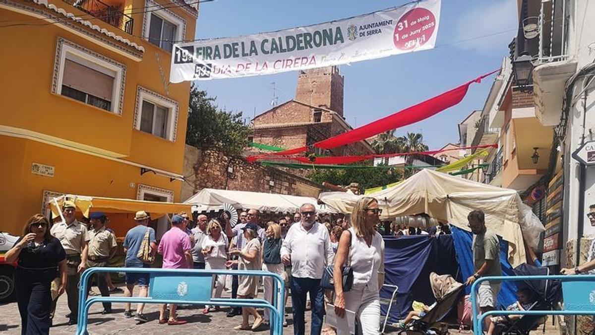 Imagen de la última edición de la ‘Fira de la Calderona’ en Serra.