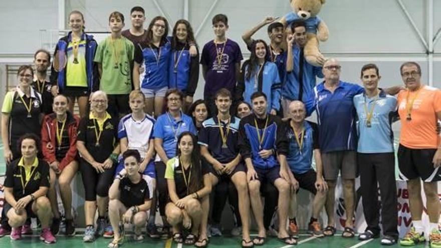 El Bádminton Xàtiva inicia la temporada con 4 podios en el TTR