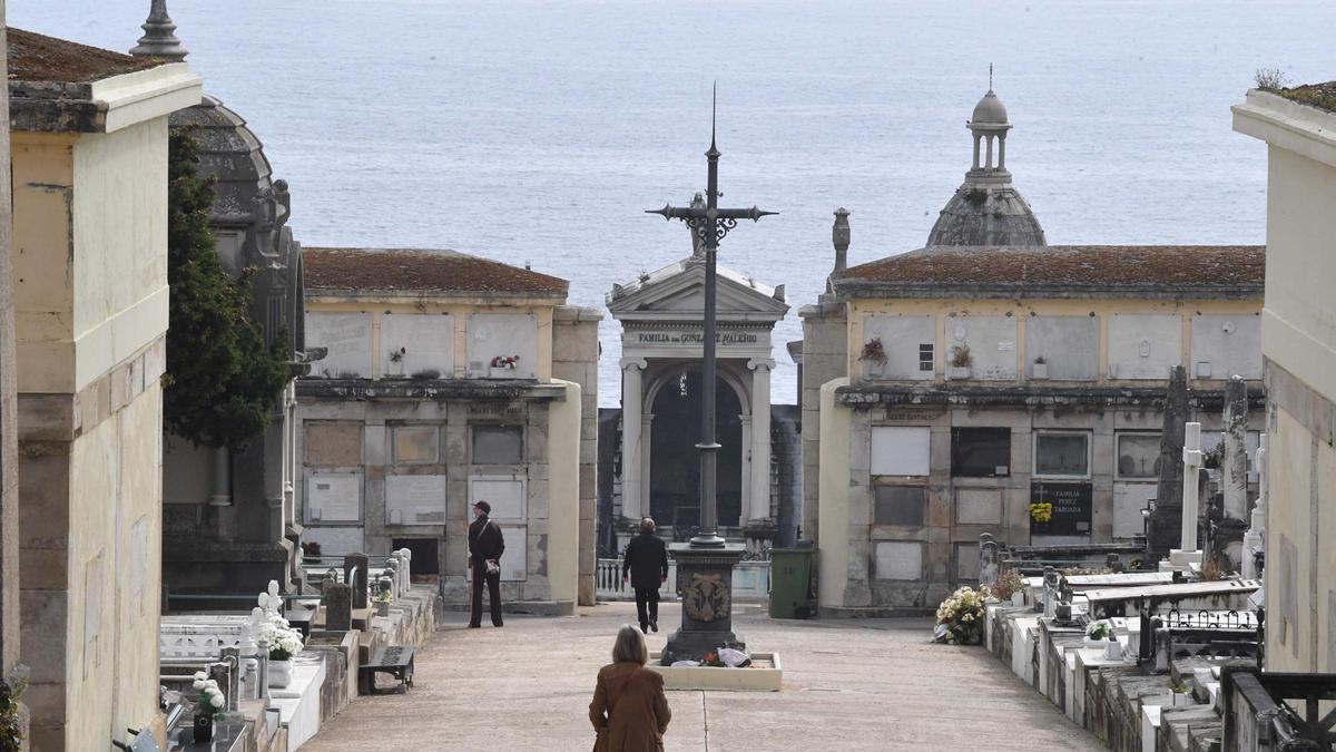 Cementerio municipal de San Amaro, en A Coruña.