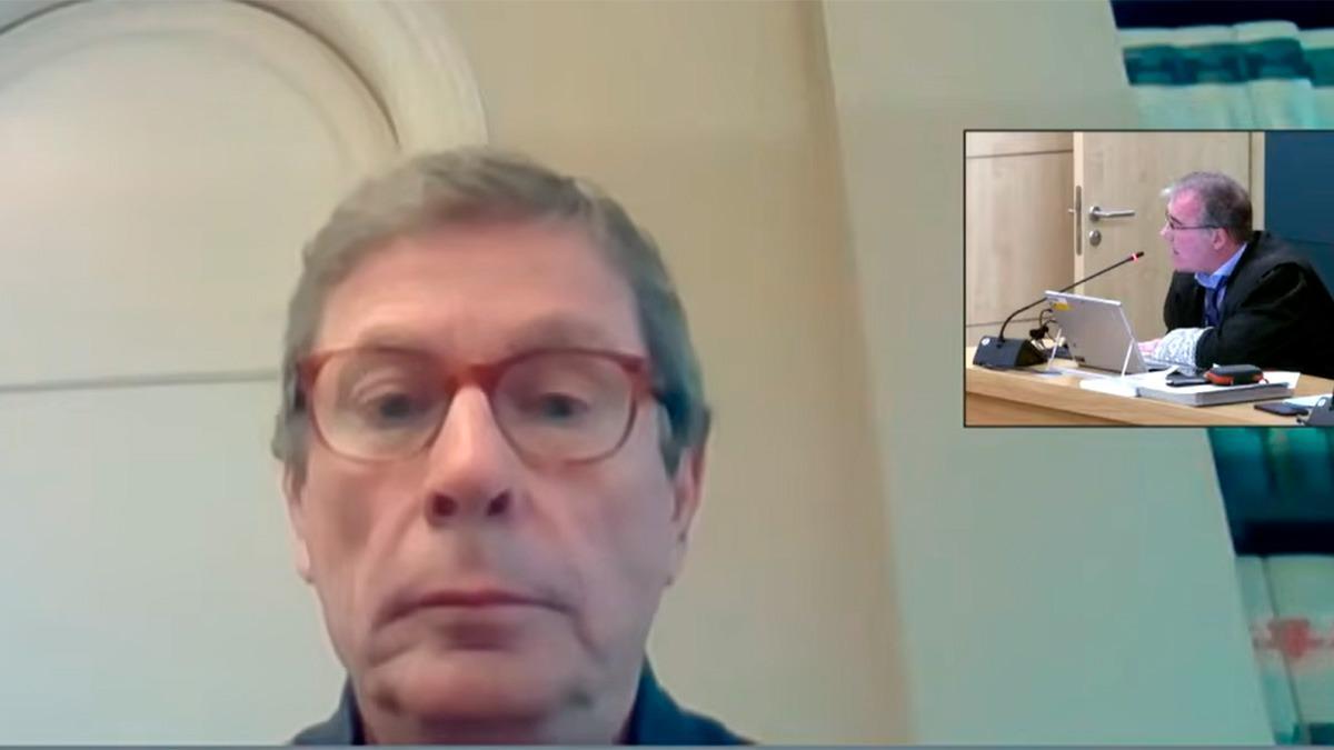 Francesc Xavier Tauler, exdirectivo del Grupo Copisa, durante su declaración por videoconferecia.