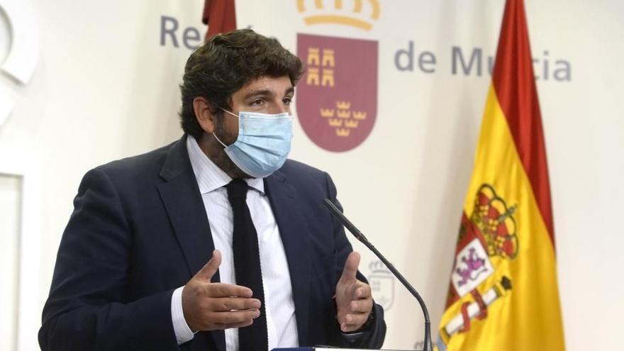 López Miras, en cuarentena por contacto estrecho con un positivo de coronavirus