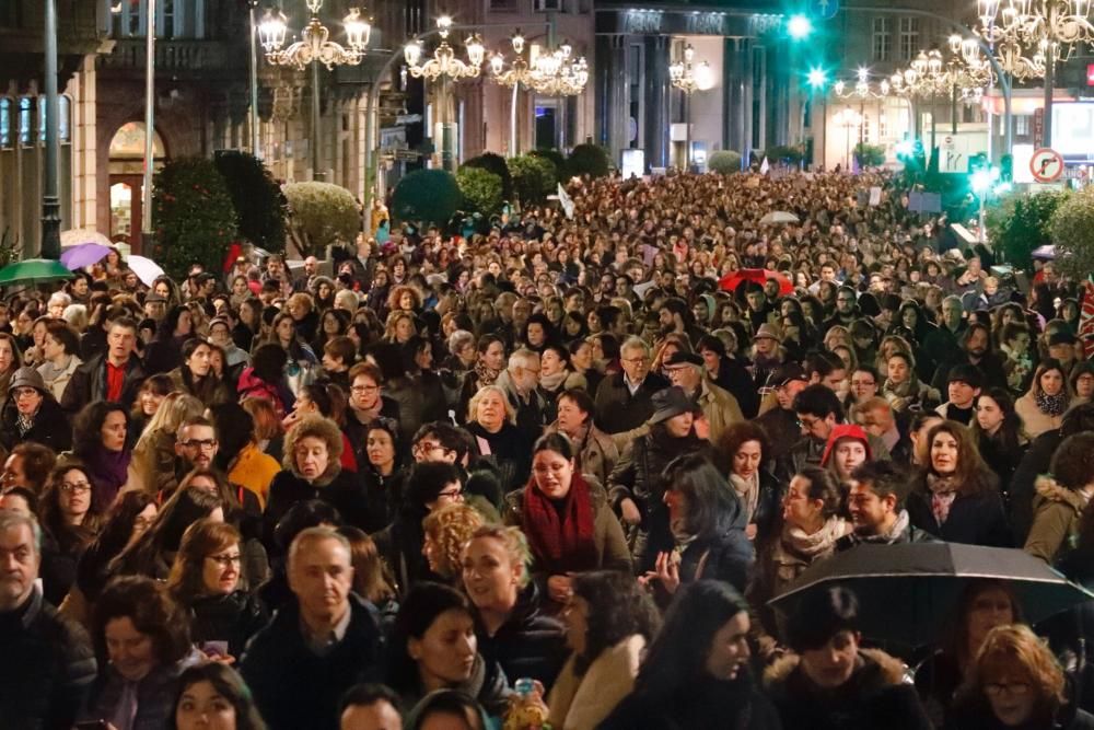 Manifestación del 8-M en Vigo