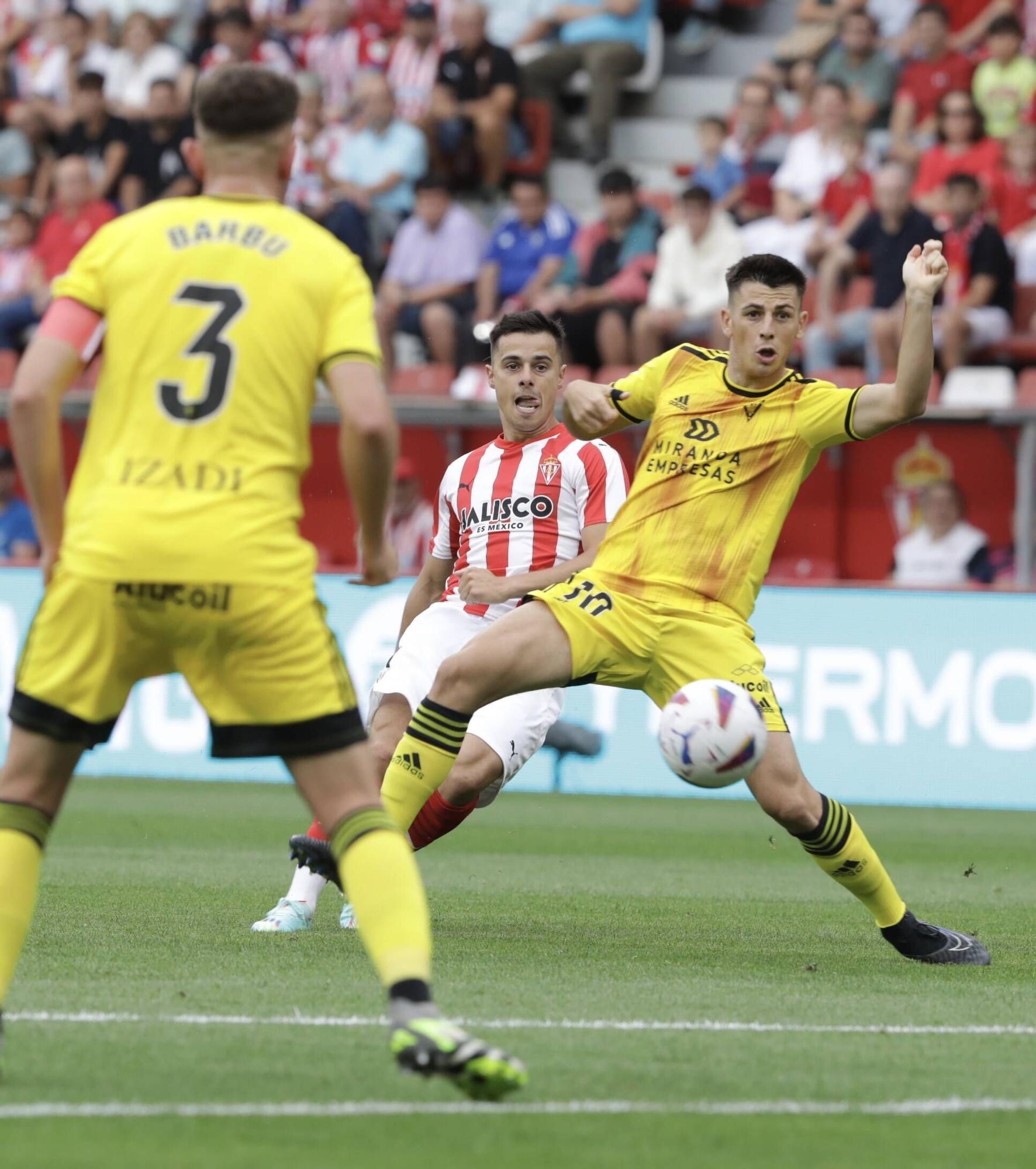 Así fue el partido entre el Sporting y el Mirandés