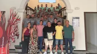 Recibimiento con honores a la UD Castellonense pese a su derrota