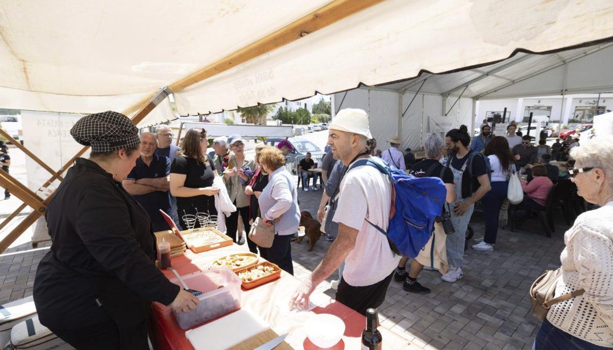 La chef Marga Orell en la muestra.