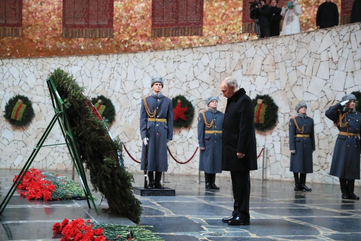 Putin, en el 80è aniversari de la batalla de Stalingrad: «Tenim amb què respondre als tancs»