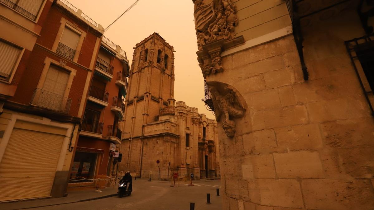 Polvo sahariano en Orihuela