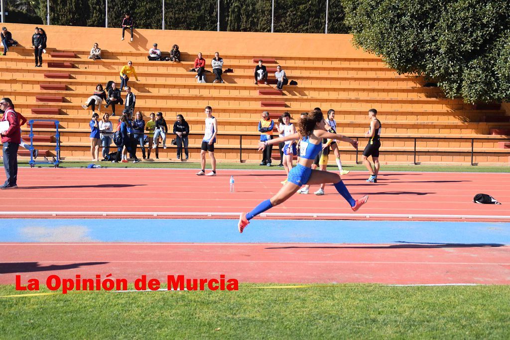 Regional absoluto y sub-23 de atletismo en Lorca (I)