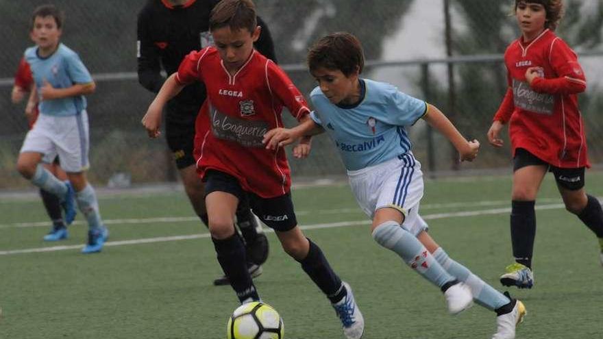 Partido entre el Celta y el Erizana.  // E A.