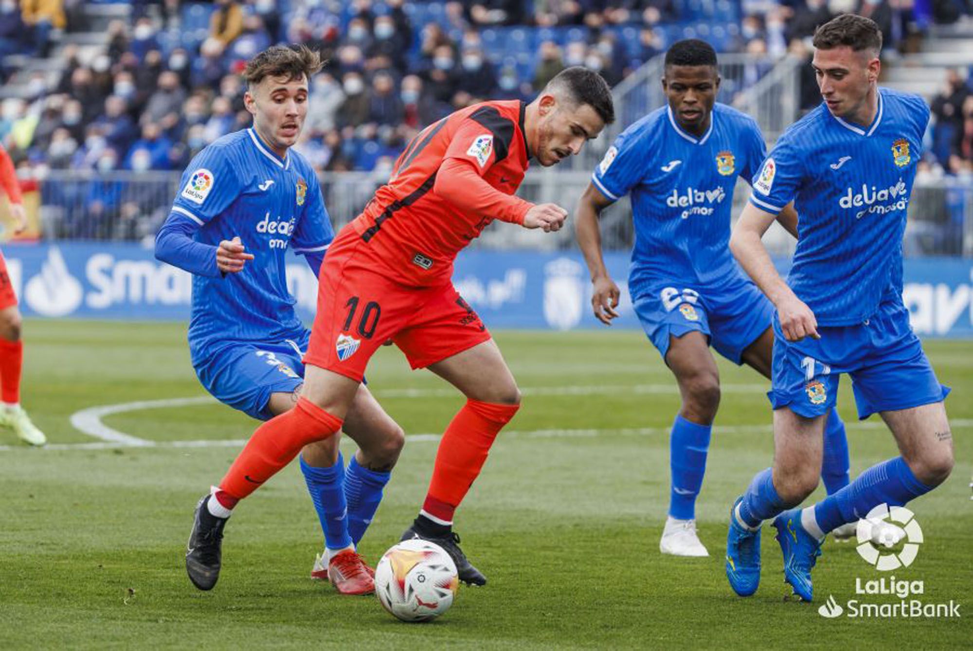 Las imágenes del Fuenlabrada - Málaga CF de LaLiga SmartBank