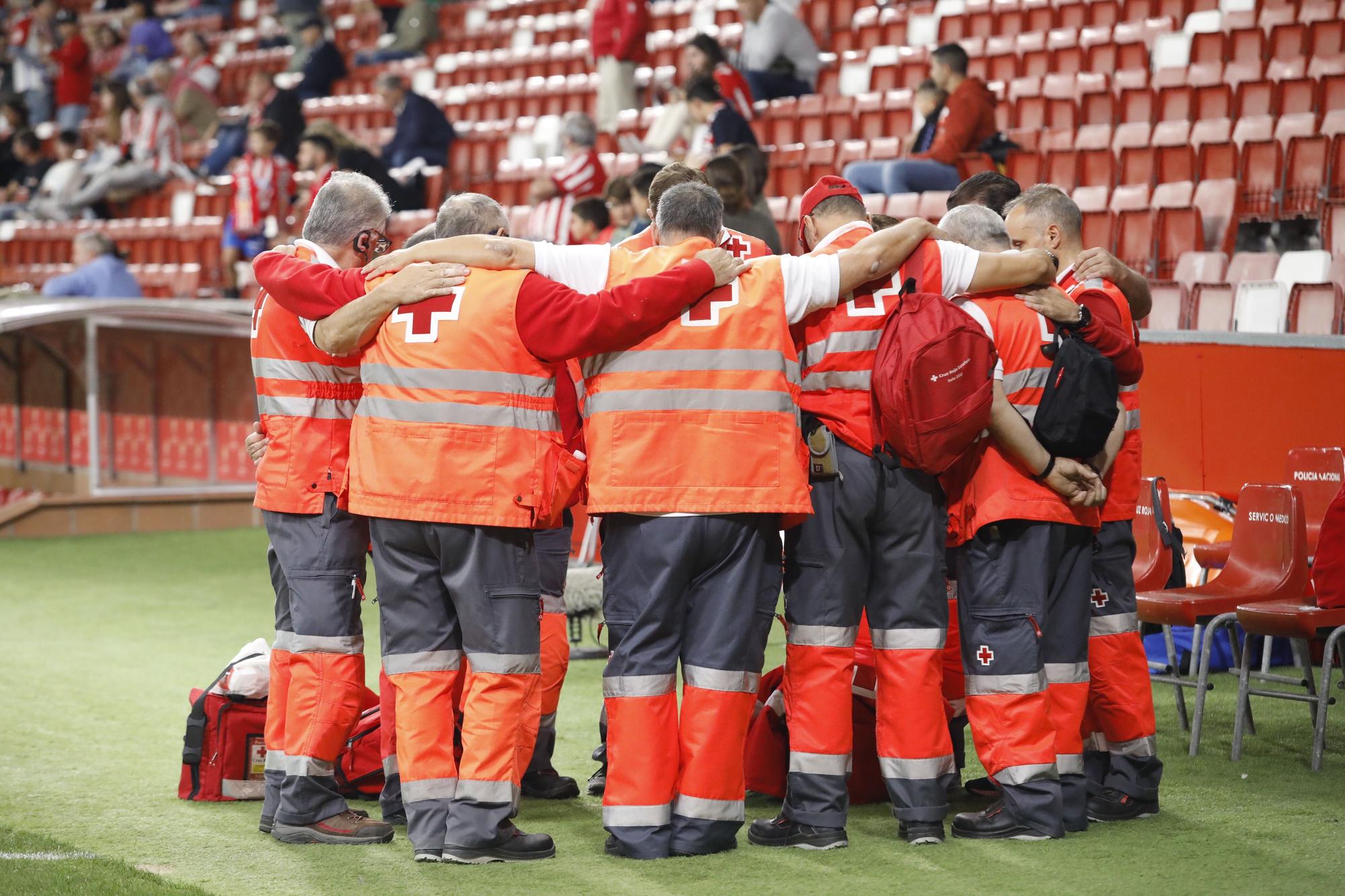 En imágenes: El Sporting consigue los tres puntos ante el Ibiza en un partido muy disputado