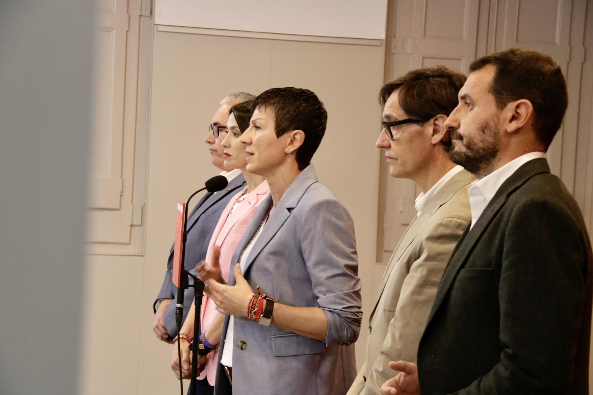 Bartolomé Egea, Núria Parlon, Filo Cañete, Salvador Illa y Rubén Guijarro