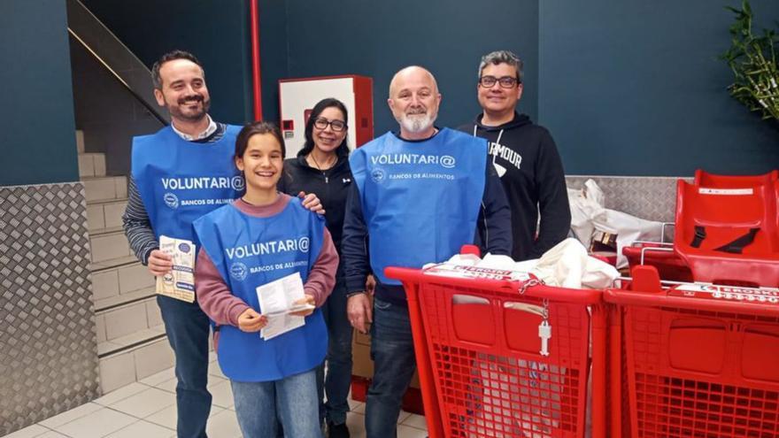 Éxito de la campaña del Banco de Alimentos en Morrazo