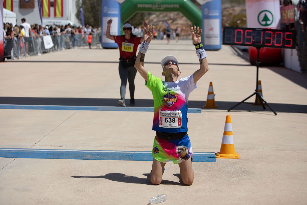 Momento de la llegada a meta en la Ruta de las Fortalezas de Cartagena