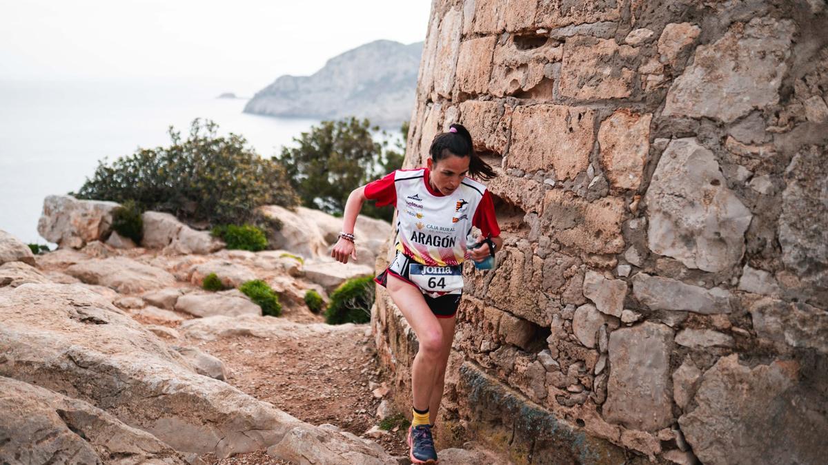 Villanueva, durante una de sus competiciones