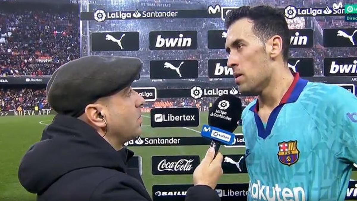 Busquets: "Pese al resultado hay cosas buenas"