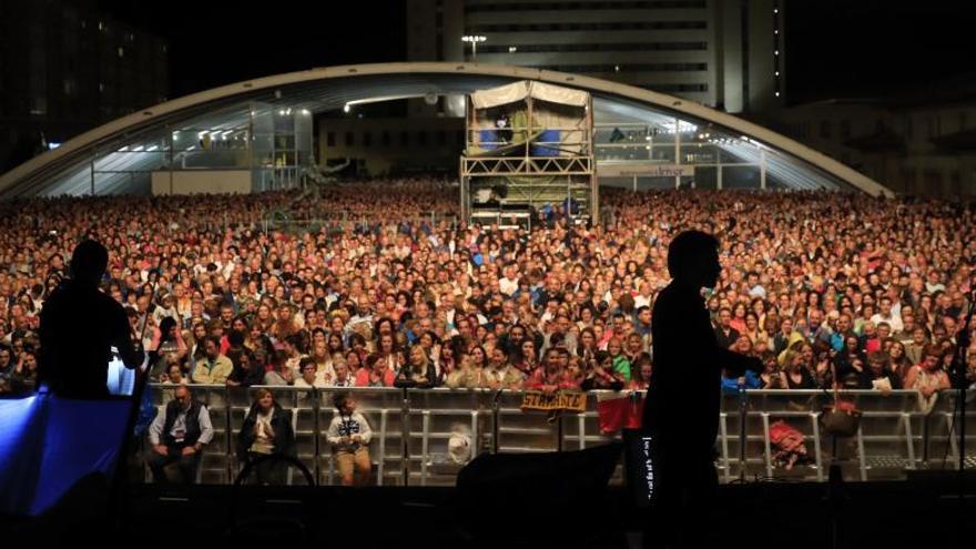 Concierto de Nando Agüeros en la Losa durante las pasadas fiestas de San Mateo