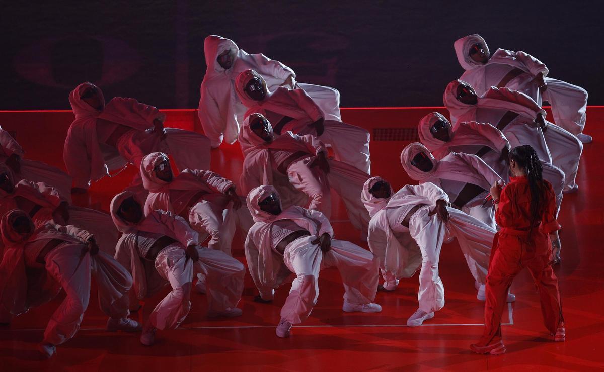 La actuación de Rihanna en la Super Bowl 2023, en imágenes