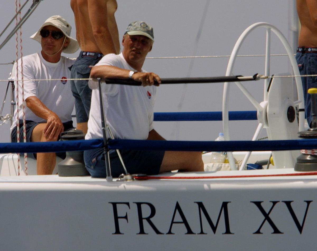 Harald de Noruega a bordo del 'Fram' Harald de Noruega a bordo del 'Fram'