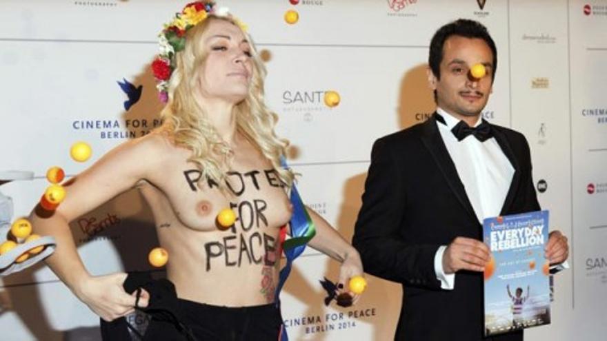 Femen también protesta en la Berlinale