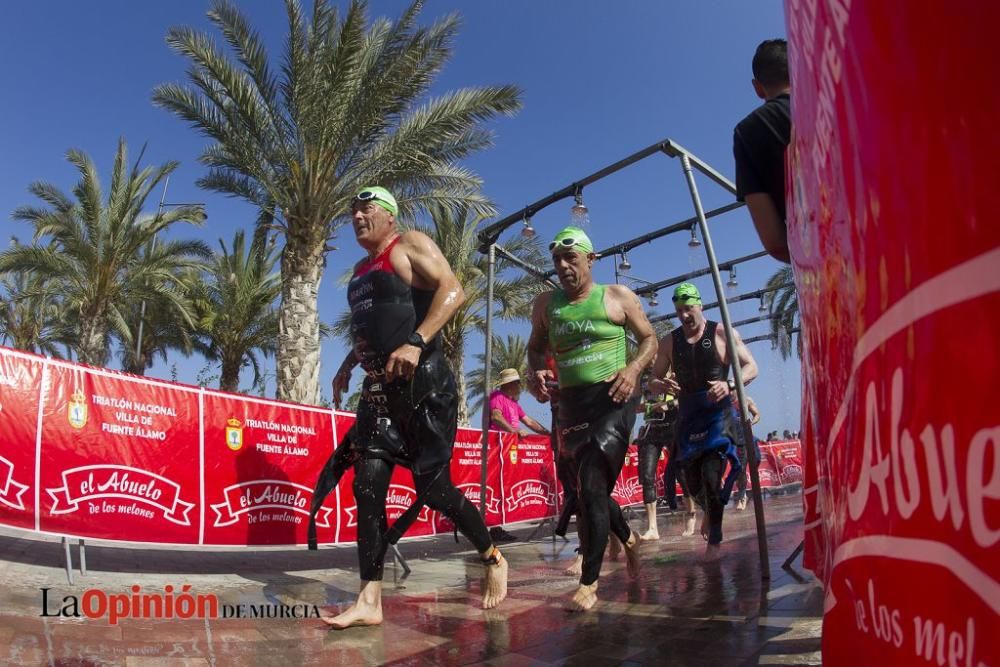 Salida del Triatlón Villa de Fuente Álamo