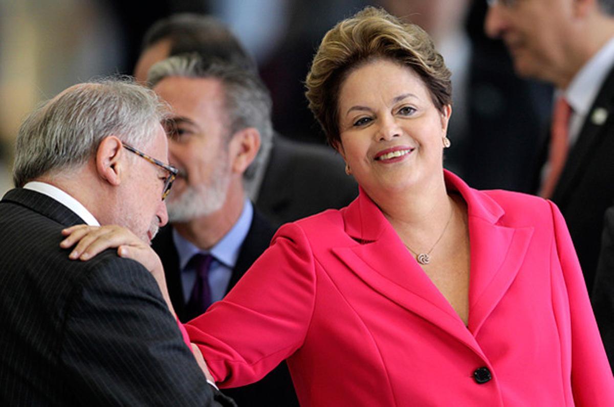 Dilma Rousseff, presidenta del Brasil, tanca el podi a l’augmentar la classe mitjana i apujar el PIB de la vuitena economia del món. REUTERS