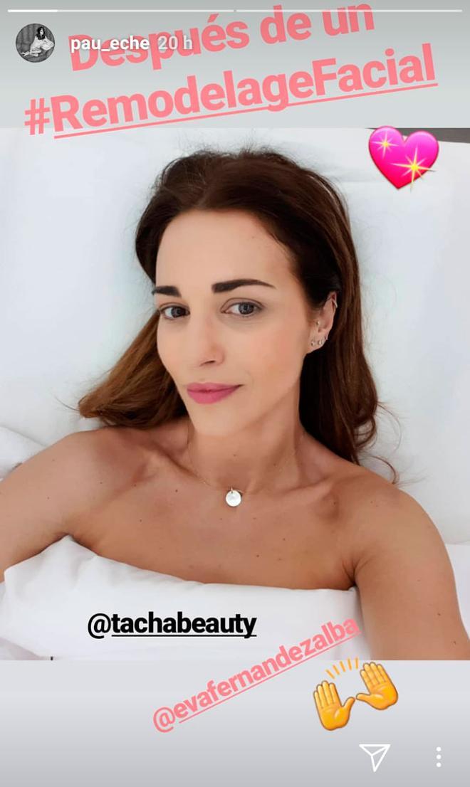 Paula Echevarría en el centro de belleza Tacha Beauty