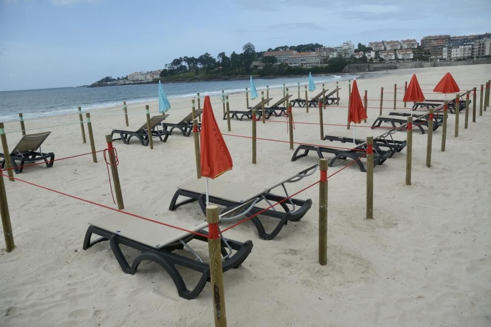 Así se organizará Silgar, la primera playa antiCovid-19 de Galicia