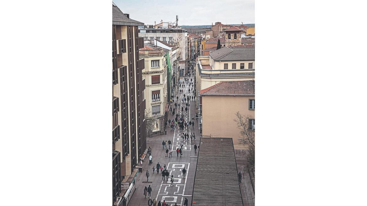 Calle de Santa Clara en Zamora.