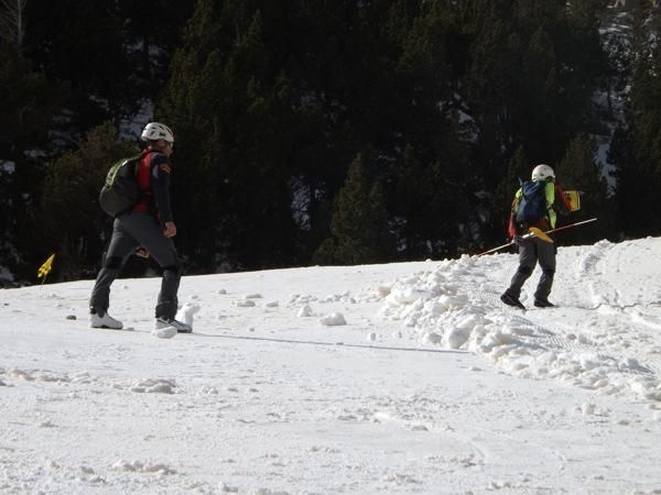 Simulacre de rescat a Vallter